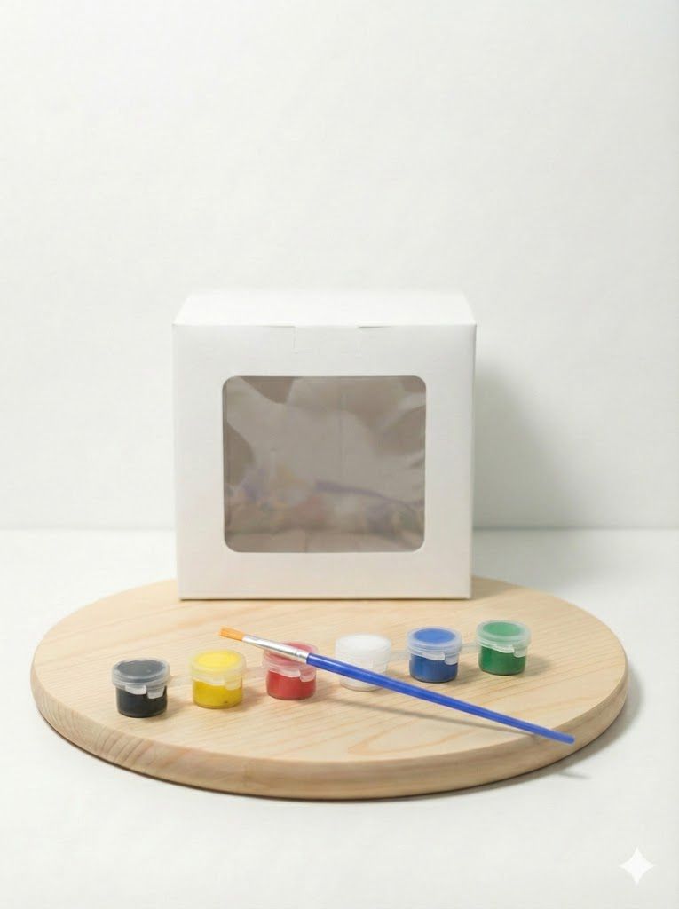 6'lı Boya Seti + 1 Adet Fırça