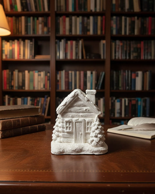 Tütsülük Kış Evi + 6 Renk Boya + Fırça